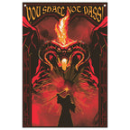 Produktbild Sagan om Ringen Väggbonad You shall not pass! 125 x 85 cm