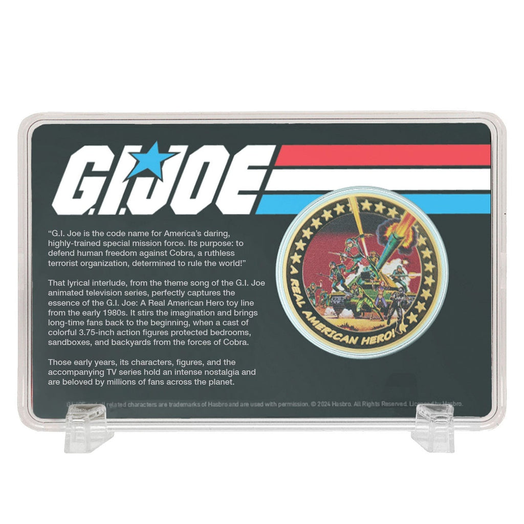 Produktbild G.I. Joe Samlarmynt A Real American Hero 60th Anniversary 24k guldpläterad Limited Edition