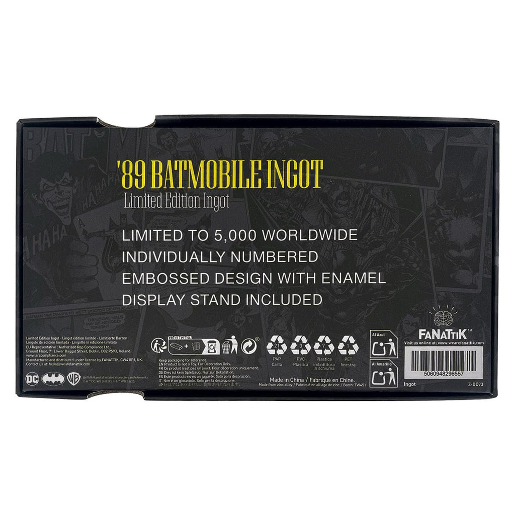 Produktbild DC Comics Metalltacka Batman Batmobile XL Limited Edition
