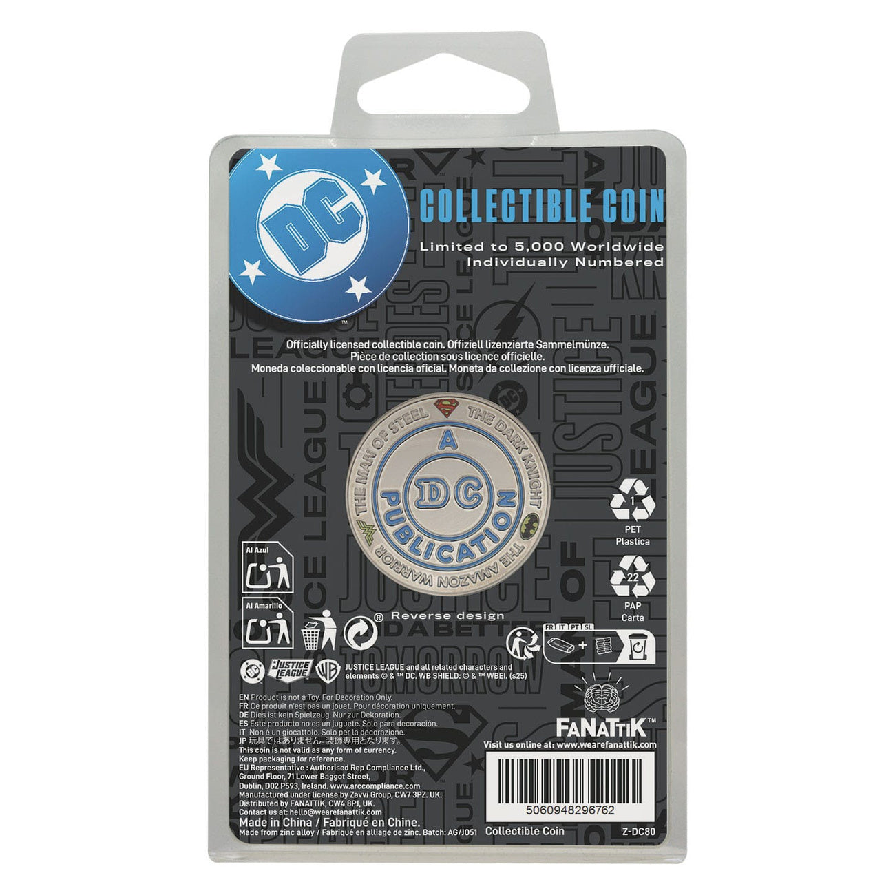 Produktbild DC Comics samlarmynt DC Comics