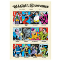 Produktbild DC Comics konsttryck 90th Anniversary Villains Limited Edition 42 x 30 cm