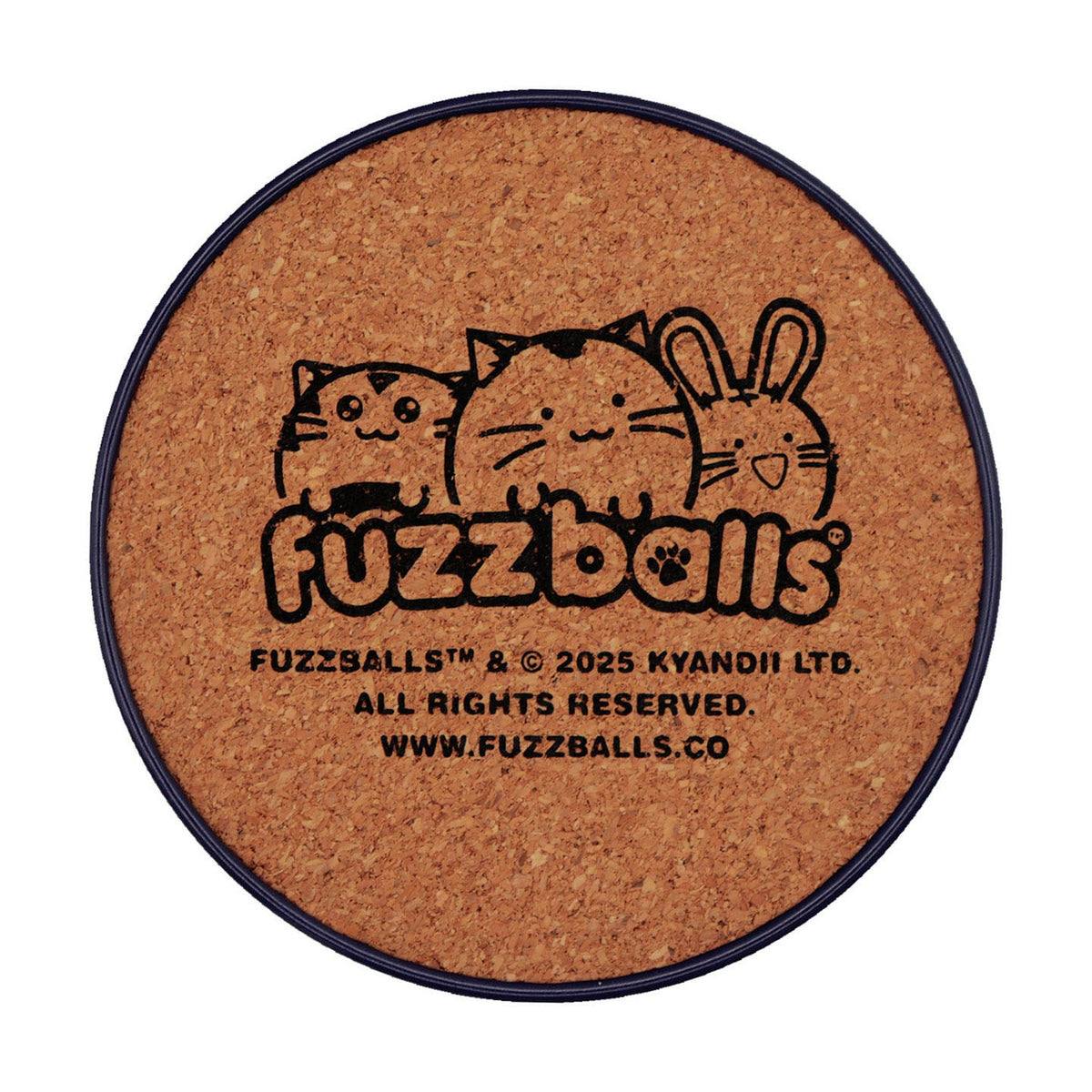 Produktbild Fuzzballs Glasunderlägg – 4-pack
