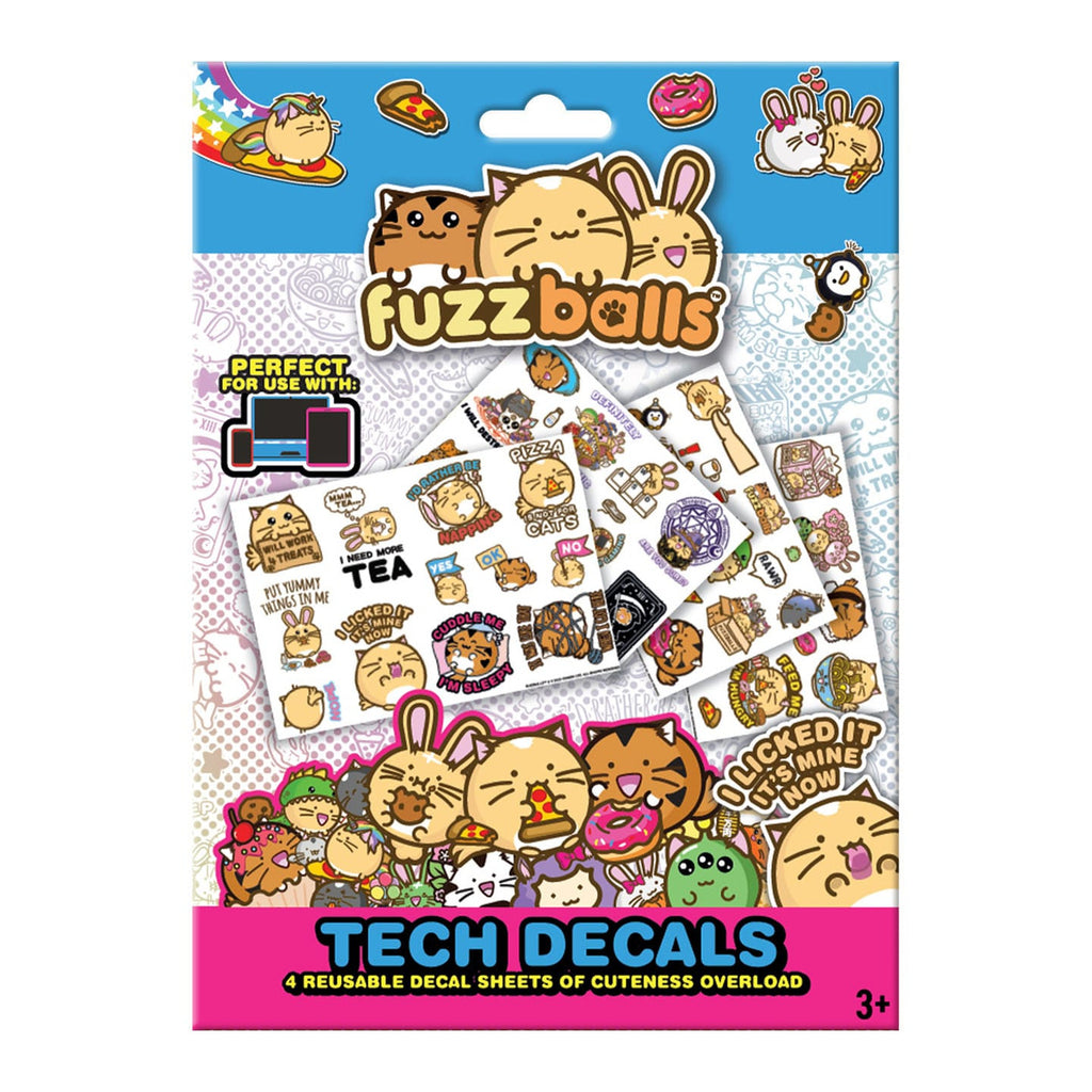 Produktbild Fuzzballs tech-klistermärkespaket