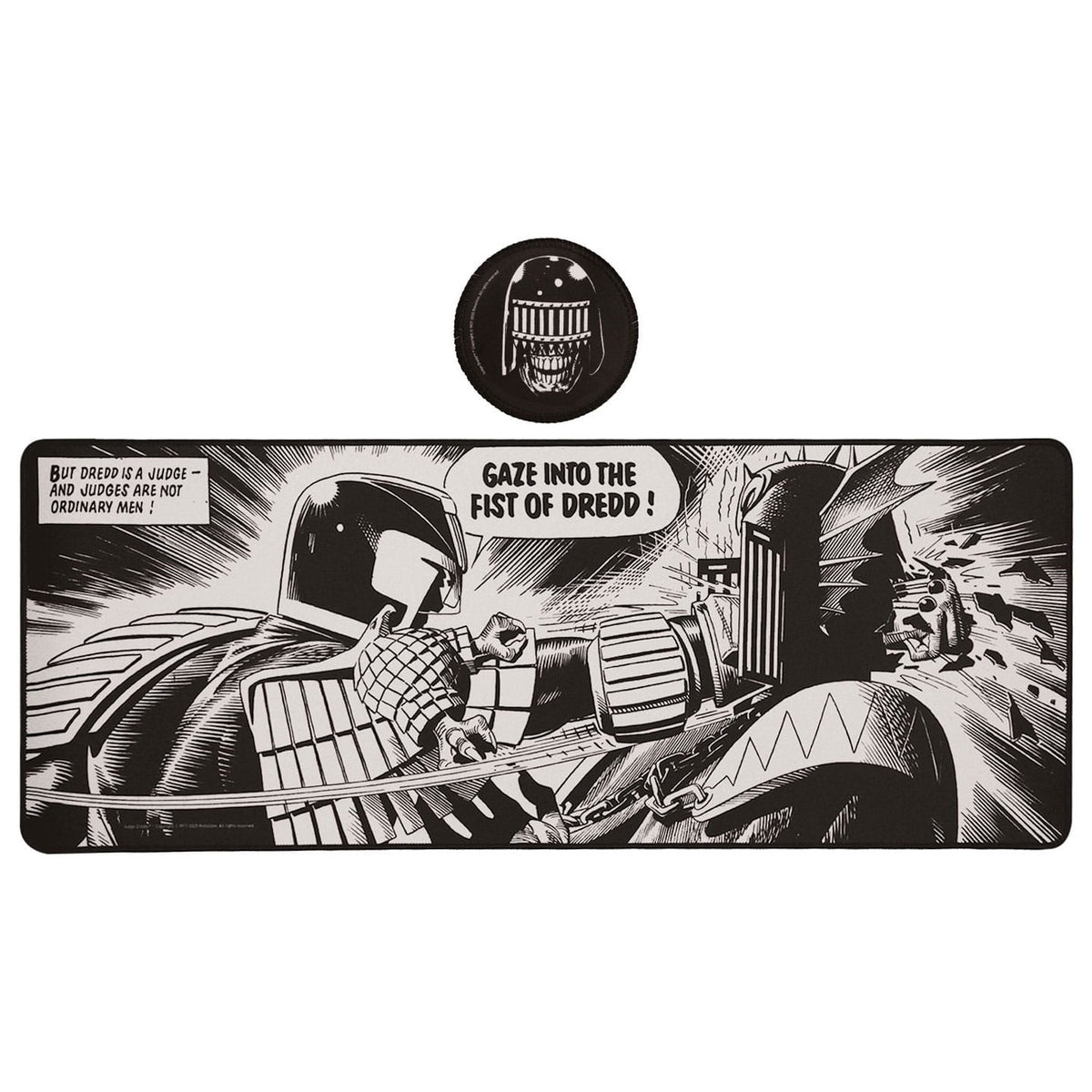 Product image 2000 AD Desk Pad & Coaster Judge Dredd