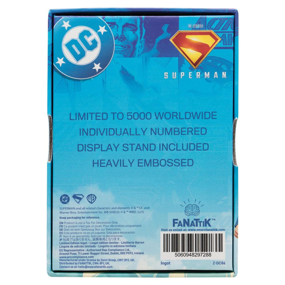Produktbild Superman 2025 Metalltacka Last Son of Krypton Limited Edition
