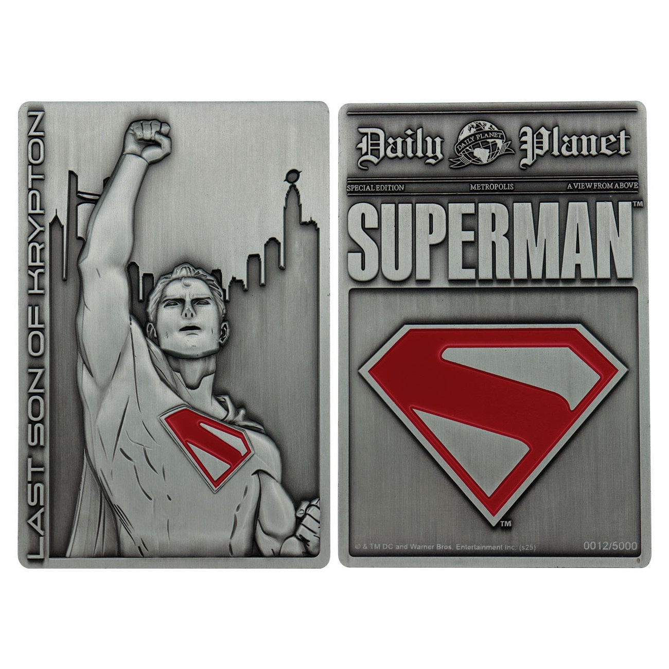 Produktbild Superman 2025 Metalltacka Last Son of Krypton Limited Edition