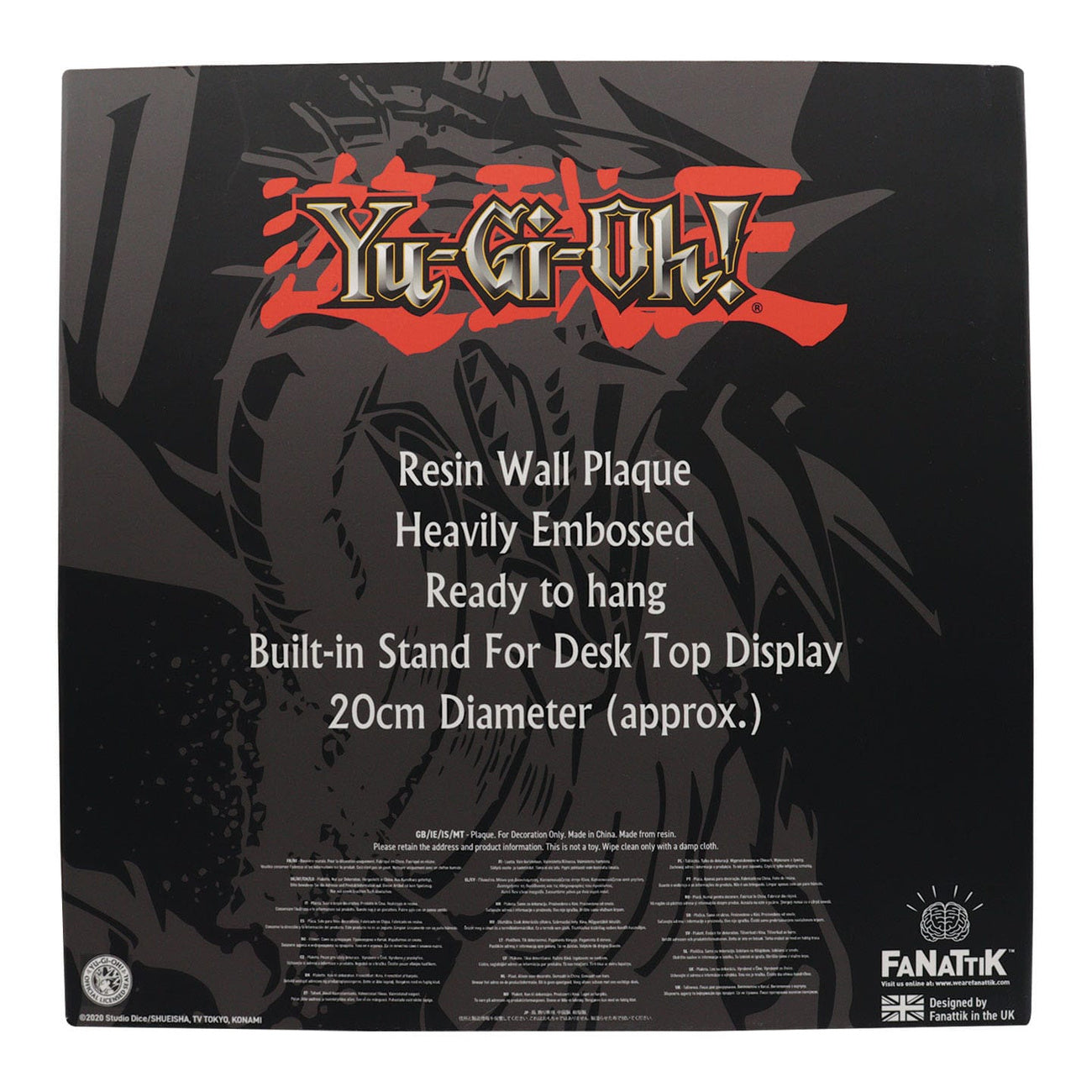 Produktbild Yu-Gi-Oh! Resin sköld Blue-Eyes White Dragon