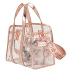 Produktbild Loungefly Clear Floral axelremsväska
