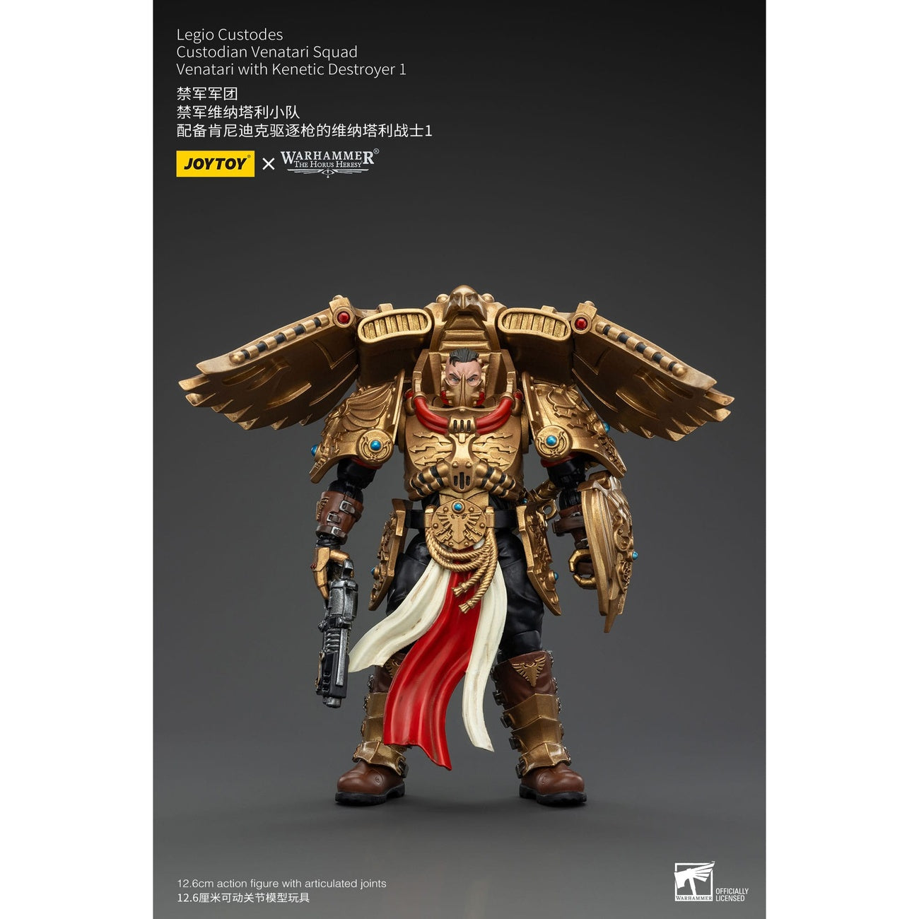 Produktbild Warhammer The Horus Heresy Actionfigur 1/18 Legio Custodes Custodian Venatari Squad Venatari med Kinetic Destroyer 1 13