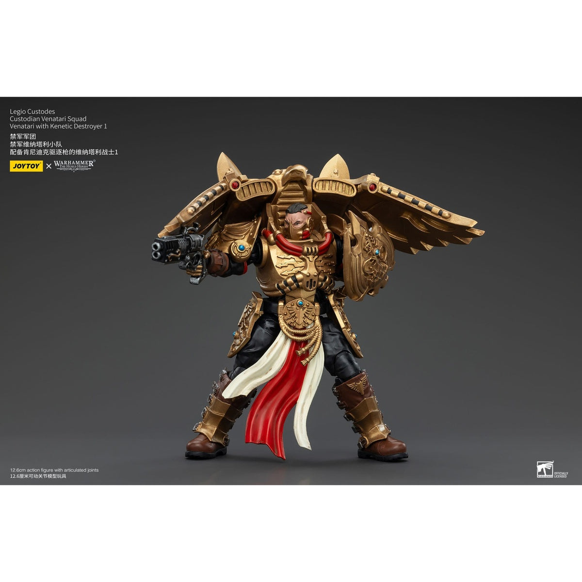 Produktbild Warhammer The Horus Heresy Actionfigur 1/18 Legio Custodes Custodian Venatari Squad Venatari med Kinetic Destroyer 1 13