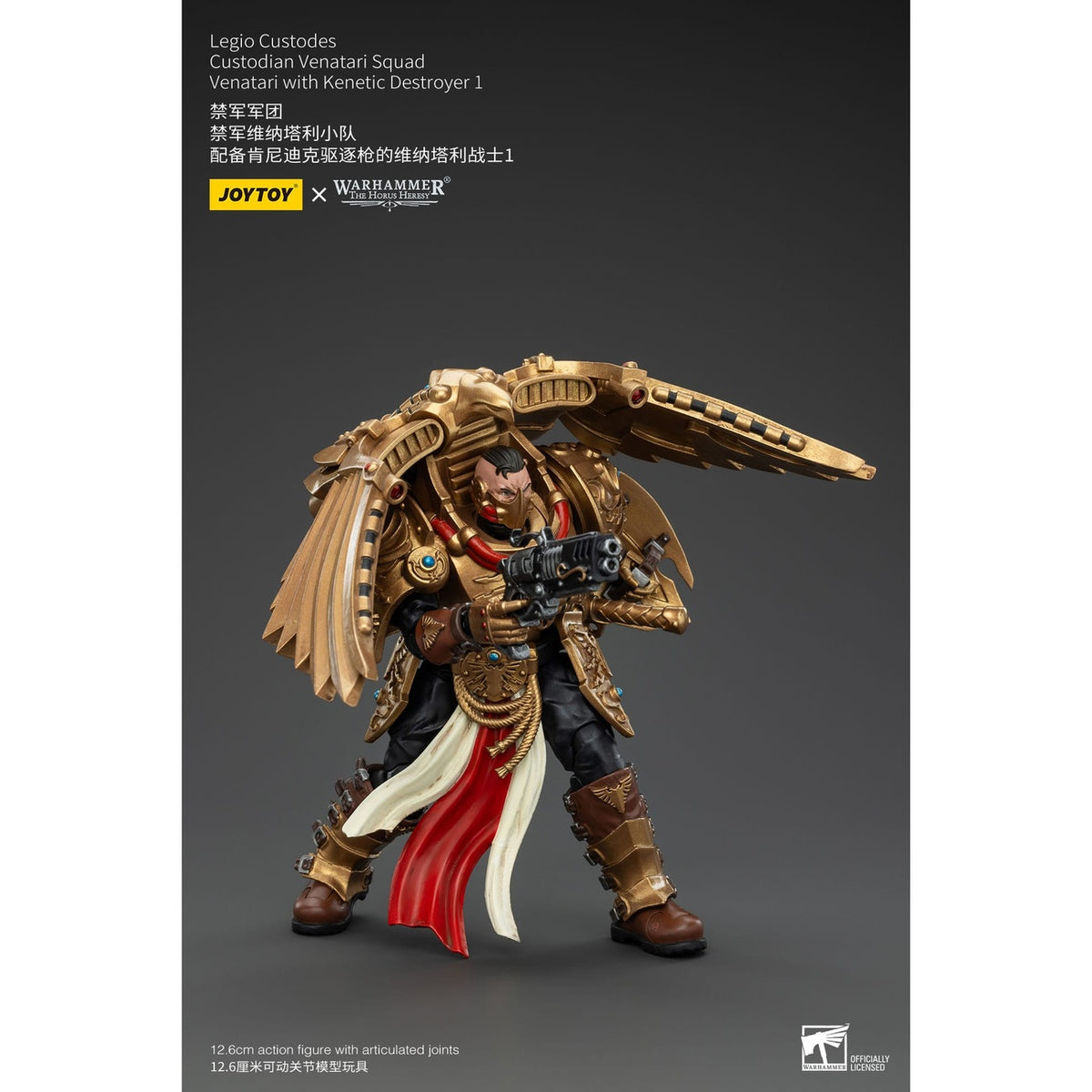 Produktbild Warhammer The Horus Heresy Actionfigur 1/18 Legio Custodes Custodian Venatari Squad Venatari med Kinetic Destroyer 1 13