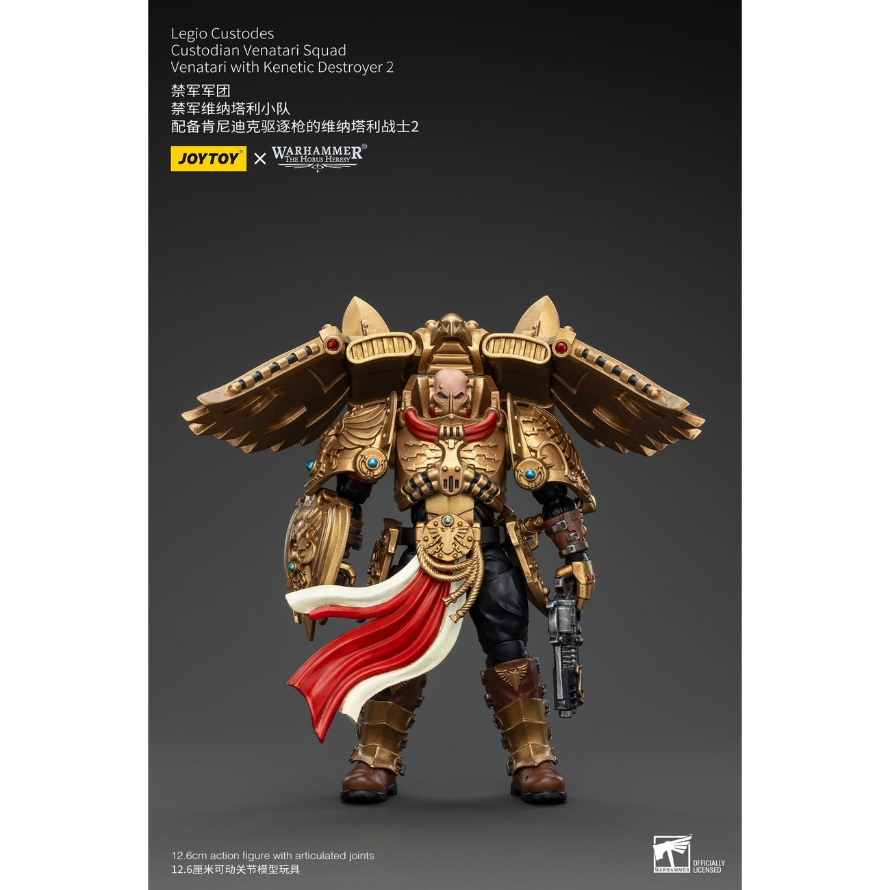 Produktbild Warhammer The Horus Heresy Actionfigur 1/18 Legio Custodes Custodian Venatari Squad Venatari with Kinetic Destroyer 2 13