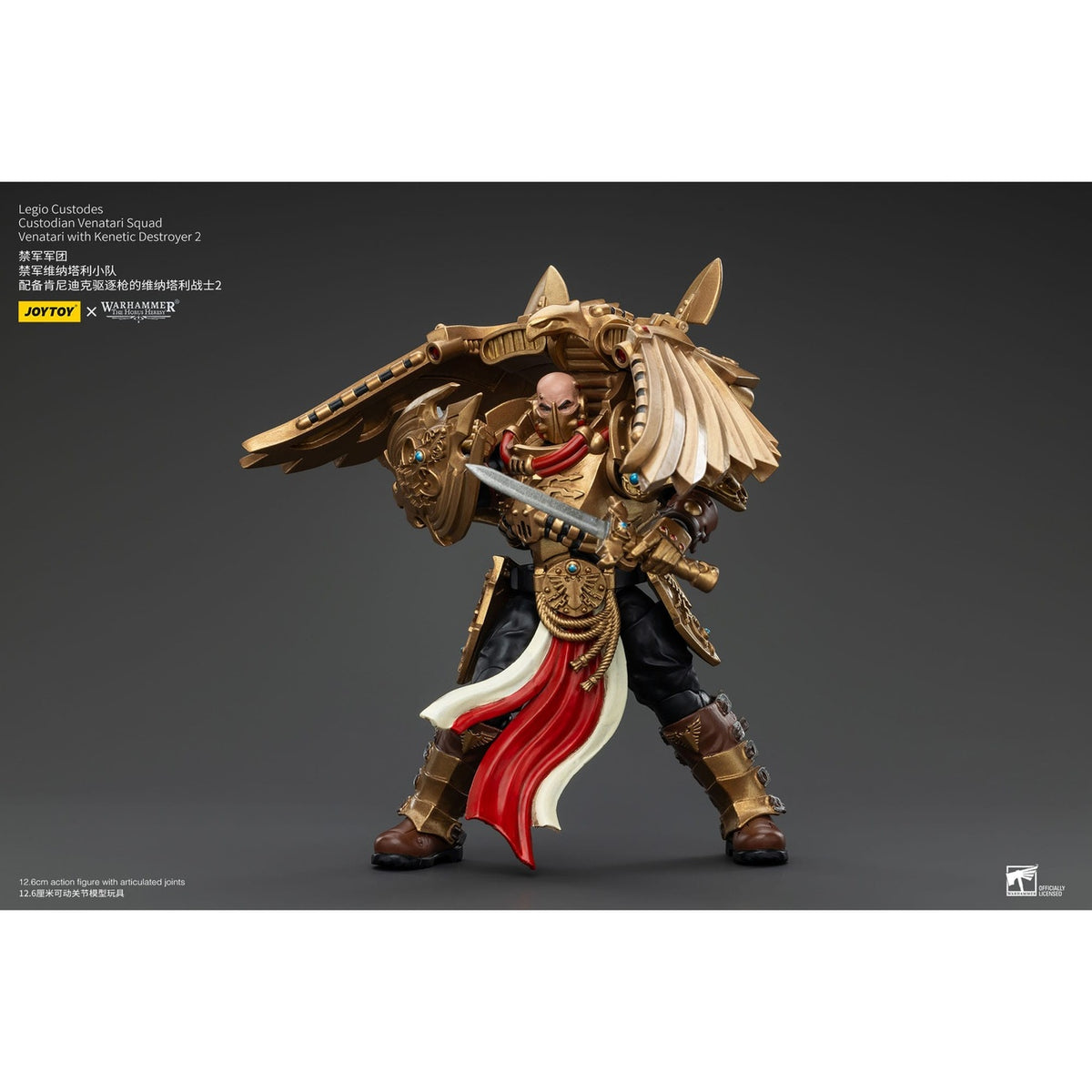 Produktbild Warhammer The Horus Heresy Actionfigur 1/18 Legio Custodes Custodian Venatari Squad Venatari with Kinetic Destroyer 2 13