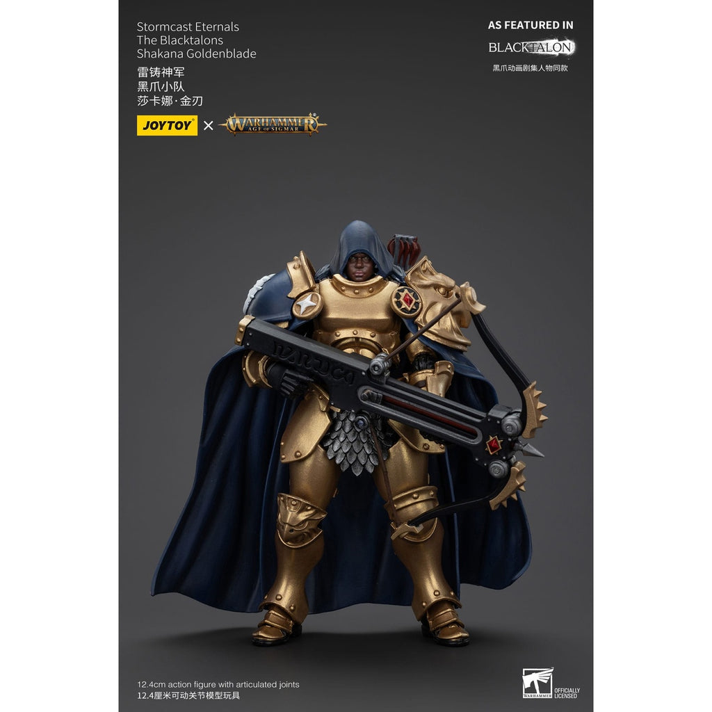 Produktbild Warhammer Age of Sigmar Actionfigur Stormcast Eternals The Blacktalons Shakana Goldenblade 20 cm