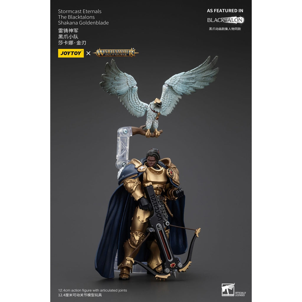 Produktbild Warhammer Age of Sigmar Actionfigur Stormcast Eternals The Blacktalons Shakana Goldenblade 20 cm