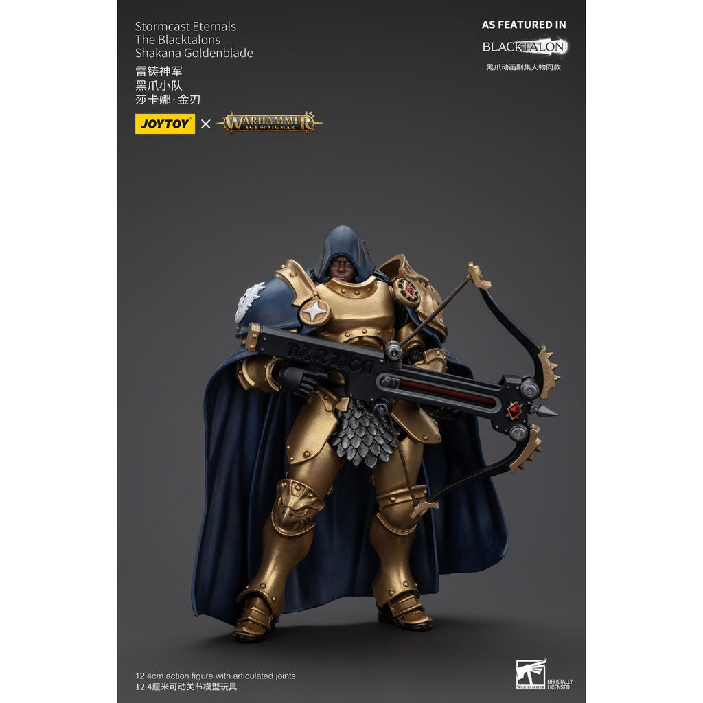 Produktbild Warhammer Age of Sigmar Actionfigur Stormcast Eternals The Blacktalons Shakana Goldenblade 20 cm