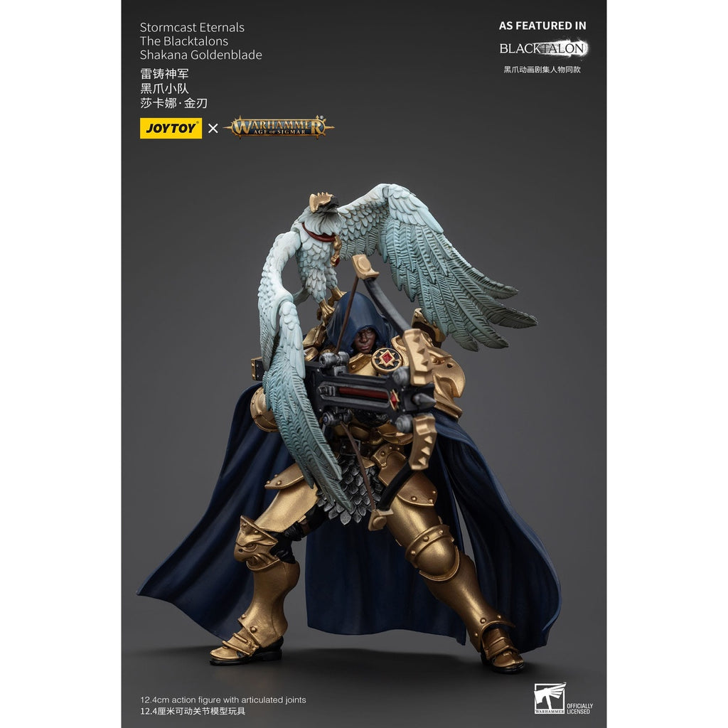 Produktbild Warhammer Age of Sigmar Actionfigur Stormcast Eternals The Blacktalons Shakana Goldenblade 20 cm