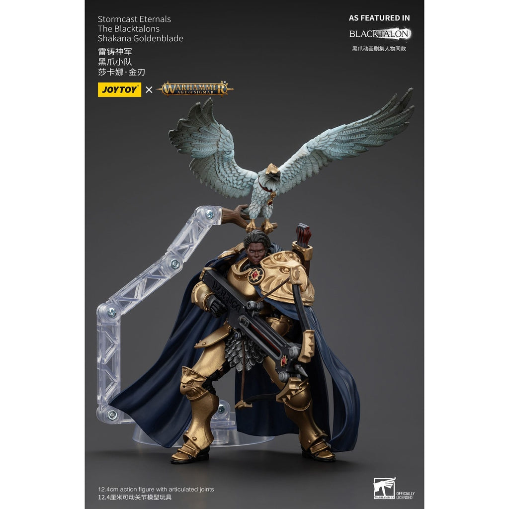 Produktbild Warhammer Age of Sigmar Actionfigur Stormcast Eternals The Blacktalons Shakana Goldenblade 20 cm
