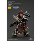 Produktbild Warhammer 40k actionfigur Chaos Space Marines Black Legion Chosen med plasma pistol och power axe 20 cm