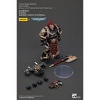 Produktbild Warhammer 40k actionfigur Chaos Space Marines Black Legion Chosen med plasma pistol och power axe 20 cm
