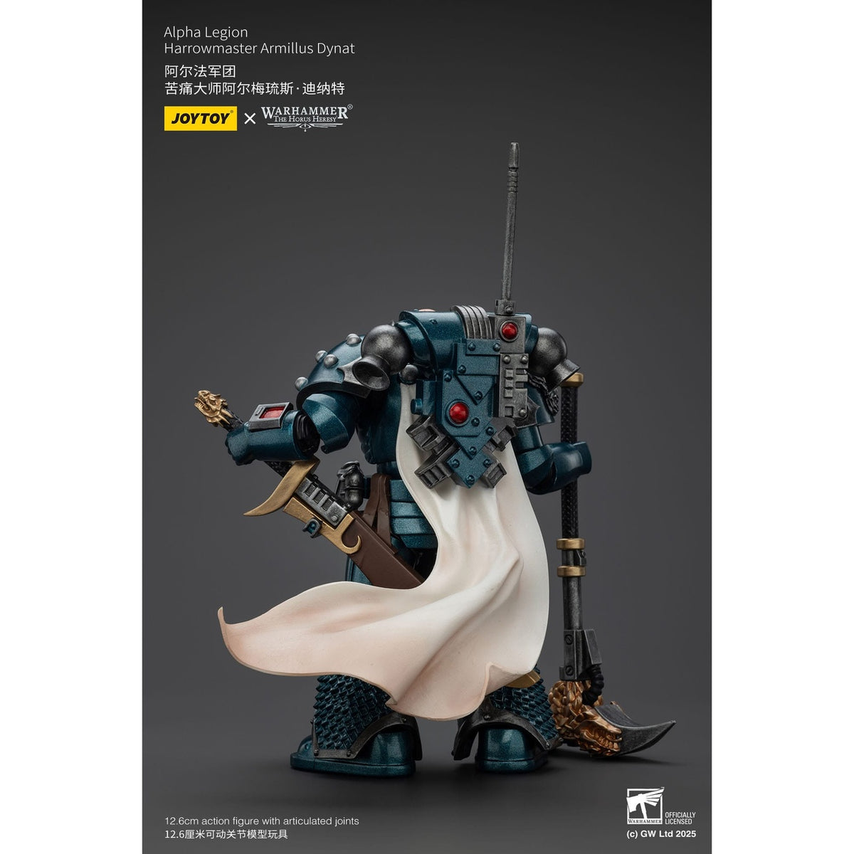Produktbild Warhammer The Horus Heresy actionfigur Alpha Legion Harrowmaster Armillus Dynat 20 cm