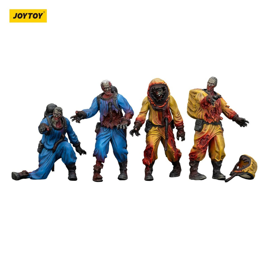 Produktbild Zombie Dark Source Actionfigurer 4-pack Biochemical Lab Team 8 cm
