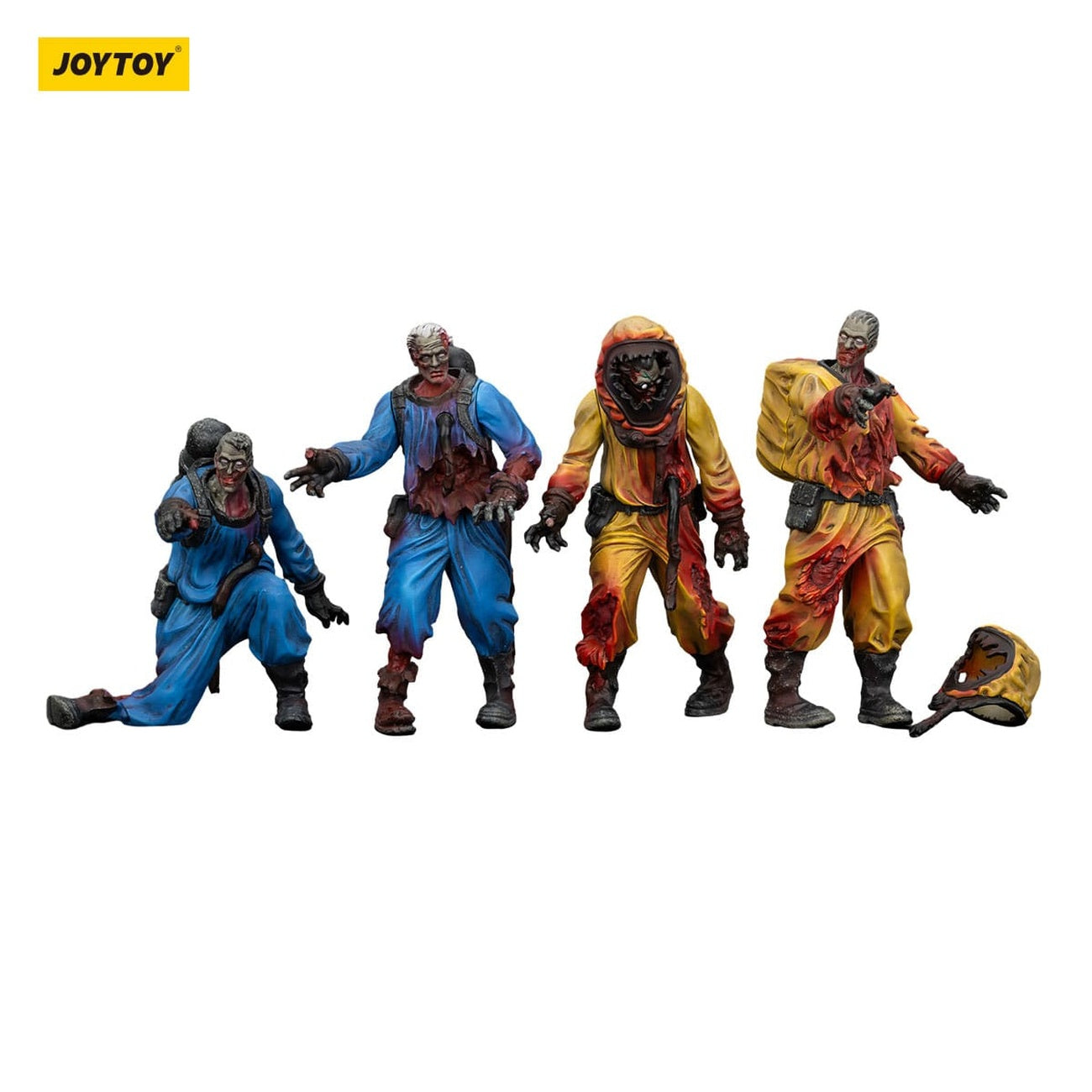 Produktbild Zombie Dark Source Actionfigurer 4-pack Biochemical Lab Team 8 cm