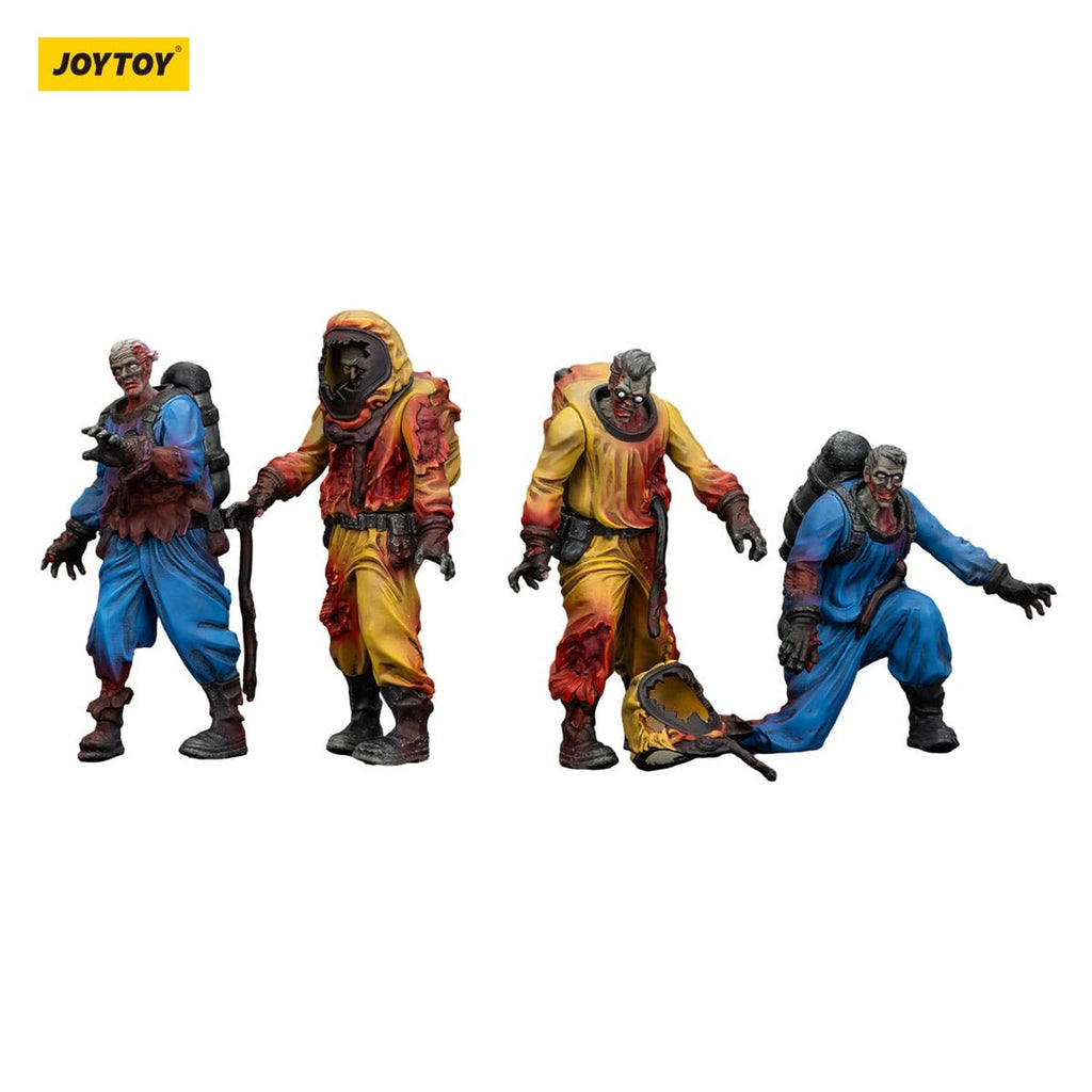 Produktbild Zombie Dark Source Actionfigurer 4-pack Biochemical Lab Team 8 cm