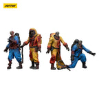 Produktbild Zombie Dark Source Actionfigurer 4-pack Biochemical Lab Team 8 cm