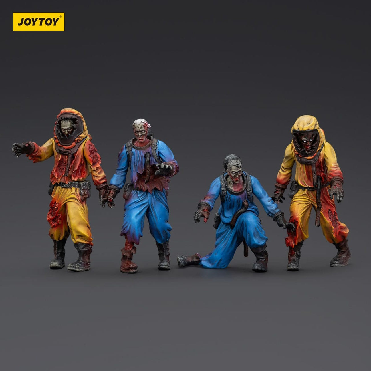 Produktbild Zombie Dark Source Actionfigurer 4-pack Biochemical Lab Team 8 cm