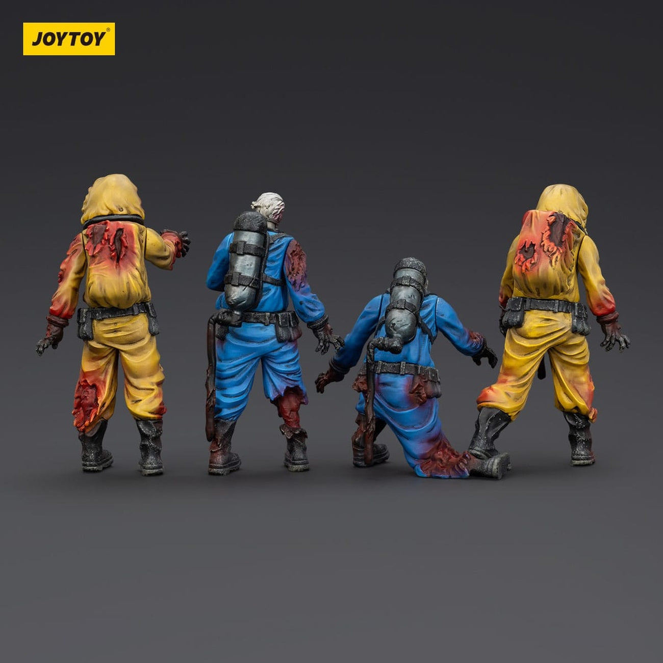 Produktbild Zombie Dark Source Actionfigurer 4-pack Biochemical Lab Team 8 cm