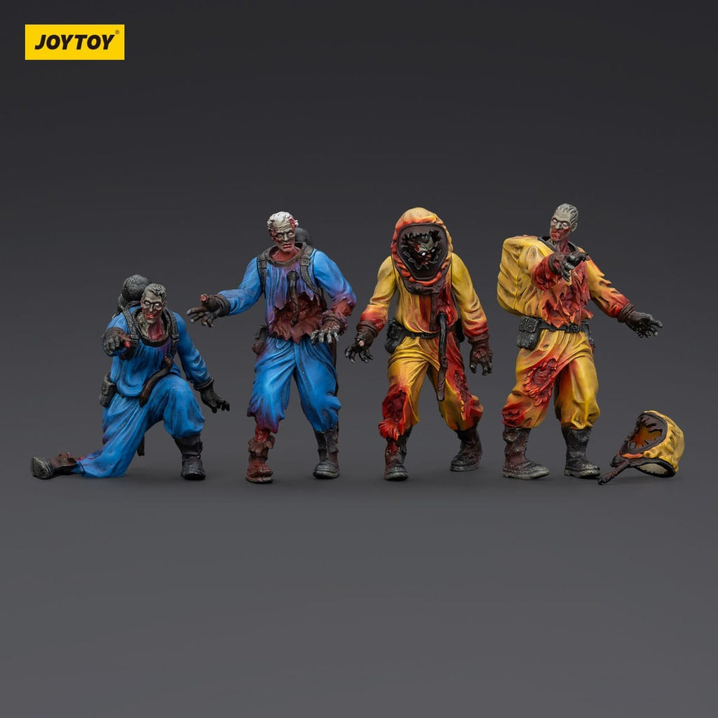 Produktbild Zombie Dark Source Actionfigurer 4-pack Biochemical Lab Team 8 cm