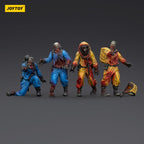 Produktbild Zombie Dark Source Actionfigurer 4-pack Biochemical Lab Team 8 cm