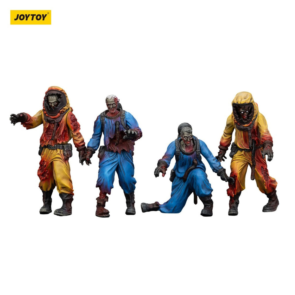 Produktbild Zombie Dark Source Actionfigurer 4-pack Biochemical Lab Team 8 cm
