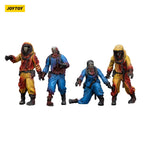 Produktbild Zombie Dark Source Actionfigurer 4-pack Biochemical Lab Team 8 cm