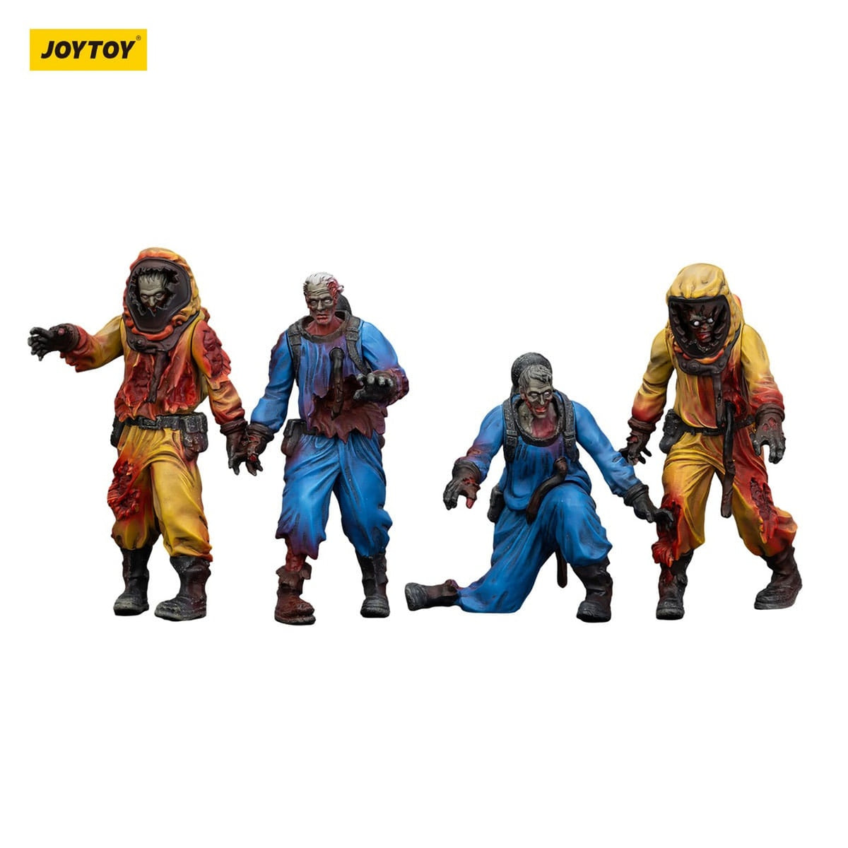 Produktbild Zombie Dark Source Actionfigurer 4-pack Biochemical Lab Team 8 cm