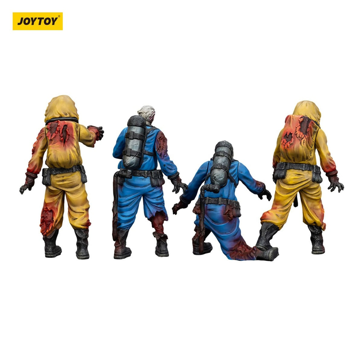 Produktbild Zombie Dark Source Actionfigurer 4-pack Biochemical Lab Team 8 cm