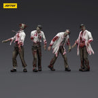 Produktbild Zombie Dark Source actionfigurer 4-pack Scientists (Male) 8 cm