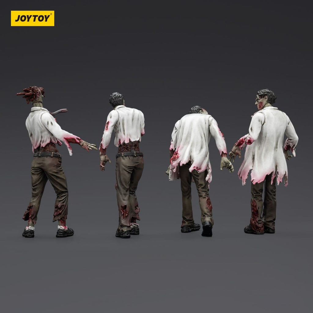 Produktbild Zombie Dark Source actionfigurer 4-pack Scientists (Male) 8 cm