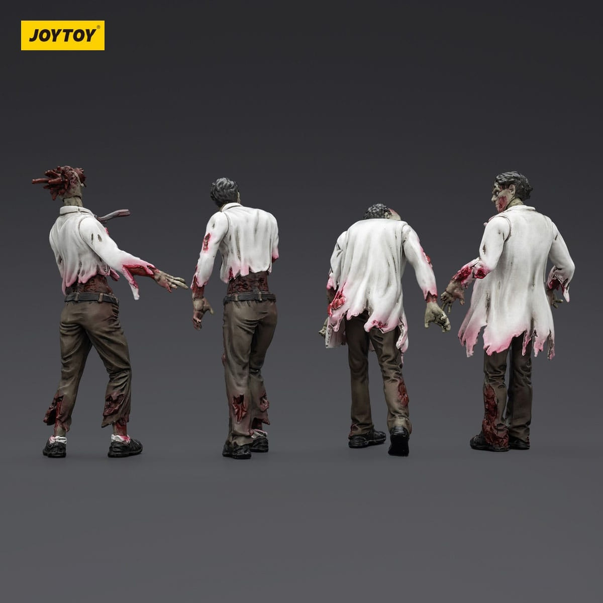 Produktbild Zombie Dark Source actionfigurer 4-pack Scientists (Male) 8 cm