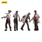 Produktbild Zombie Dark Source actionfigurer 4-pack Scientists (Male) 8 cm