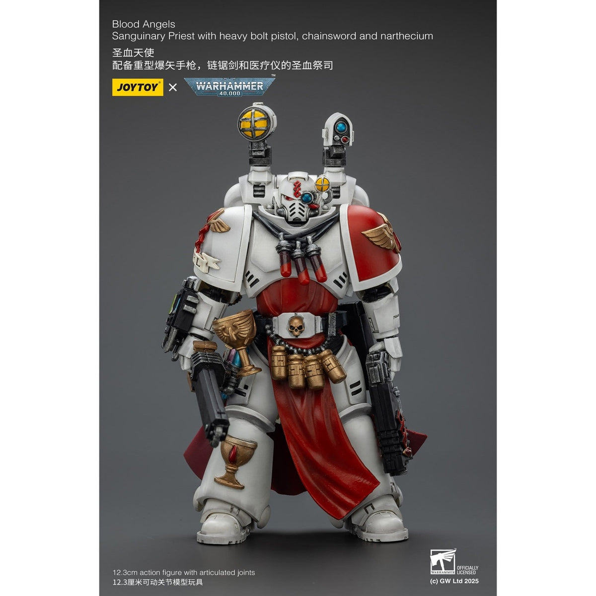 Produktbild Warhammer 40,000 actionfigur Blood Angels Sanguinary Priest 12 cm