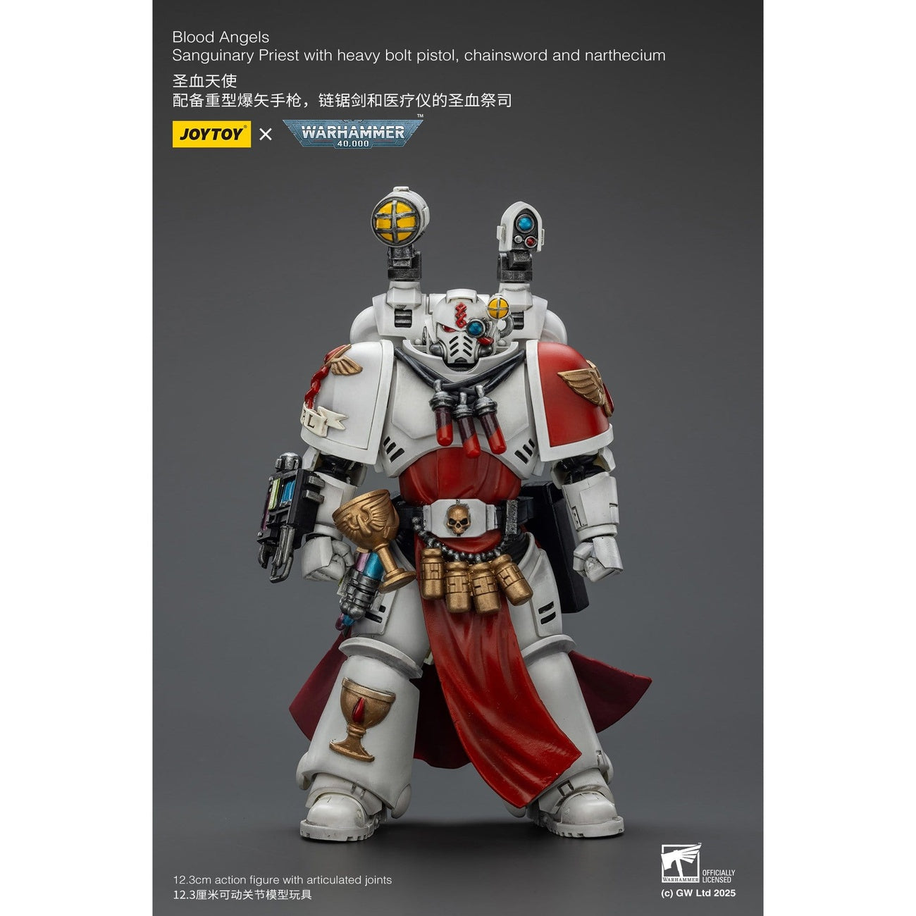 Produktbild Warhammer 40,000 actionfigur Blood Angels Sanguinary Priest 12 cm