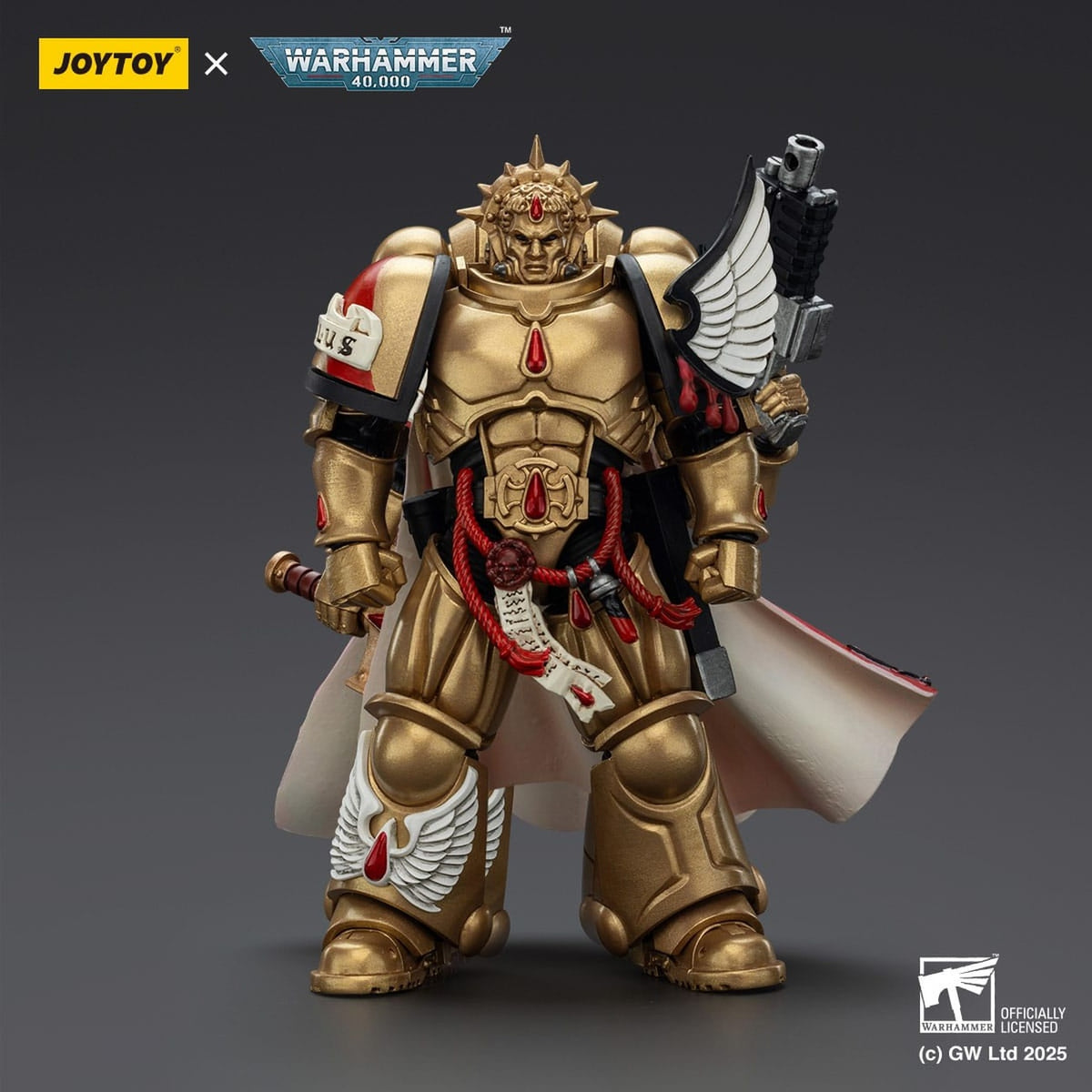 Produktbild Warhammer 40,000: Combat Patrol Blood Angels actionfigur Captain with Heavy Bolt Pistol & Power Sword 20 cm