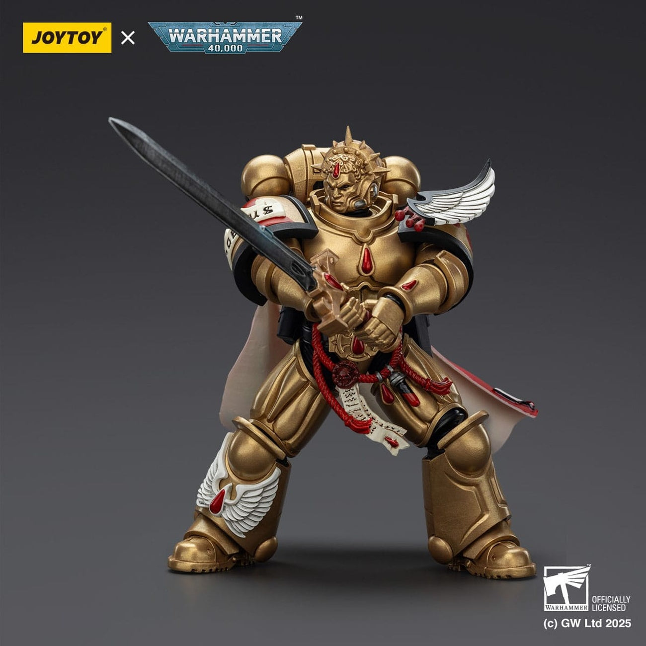 Produktbild Warhammer 40,000: Combat Patrol Blood Angels actionfigur Captain with Heavy Bolt Pistol & Power Sword 20 cm