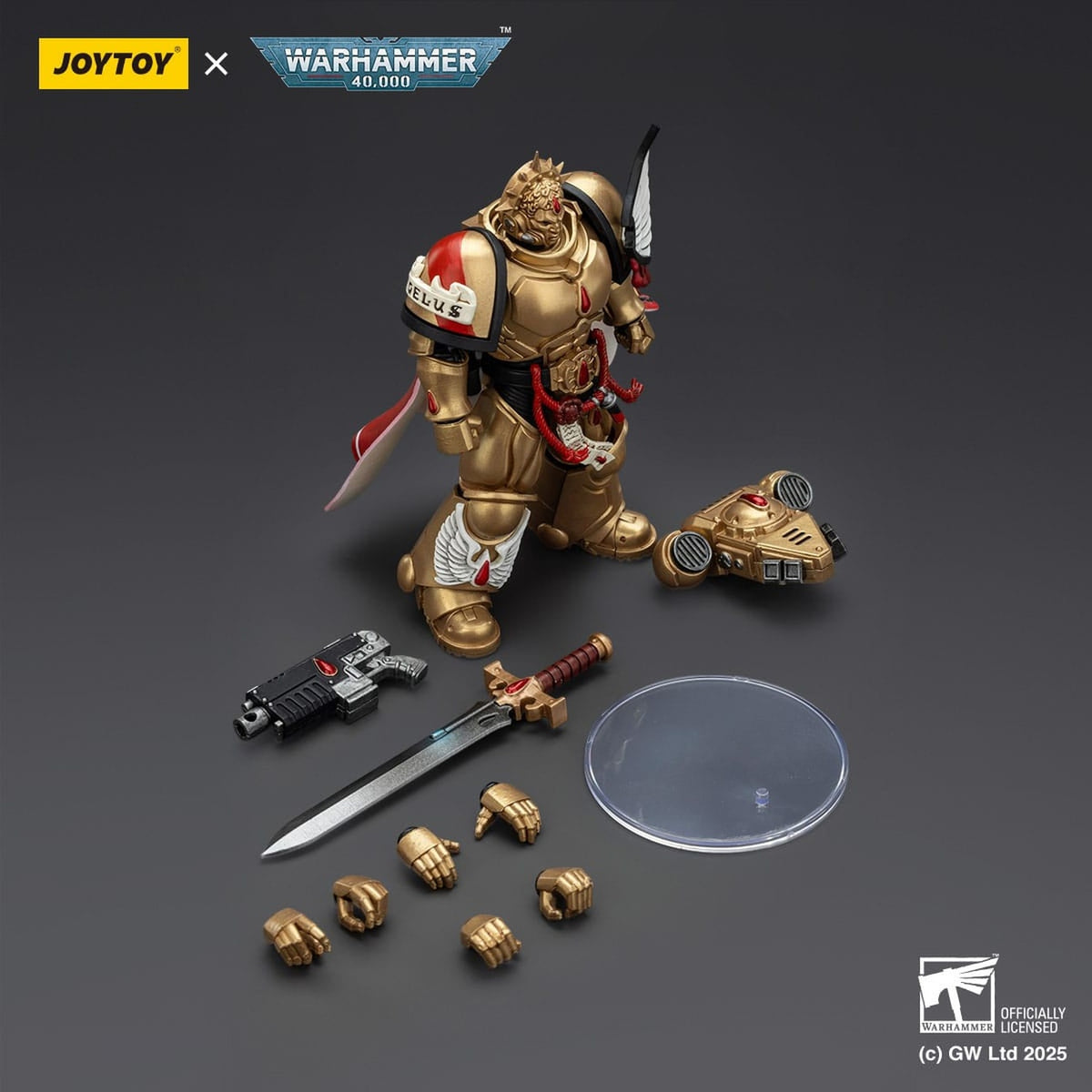Produktbild Warhammer 40,000: Combat Patrol Blood Angels actionfigur Captain with Heavy Bolt Pistol & Power Sword 20 cm
