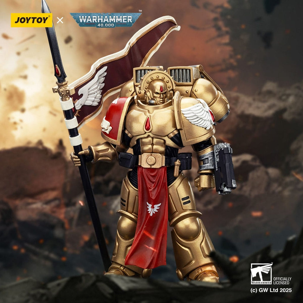 Produktbild Warhammer 40,000: Combat Patrol Blood Angels Actionfigur Sanguinary Guard 3 med Angelus Boltgun och Encarmine Spear 20 cm