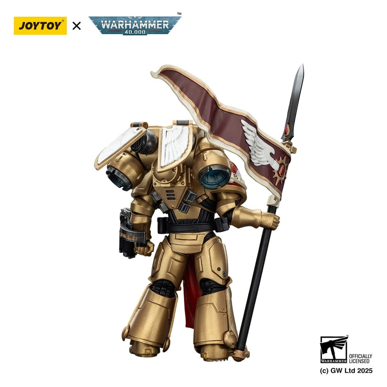 Produktbild Warhammer 40,000: Combat Patrol Blood Angels Actionfigur Sanguinary Guard 3 med Angelus Boltgun och Encarmine Spear 20 cm
