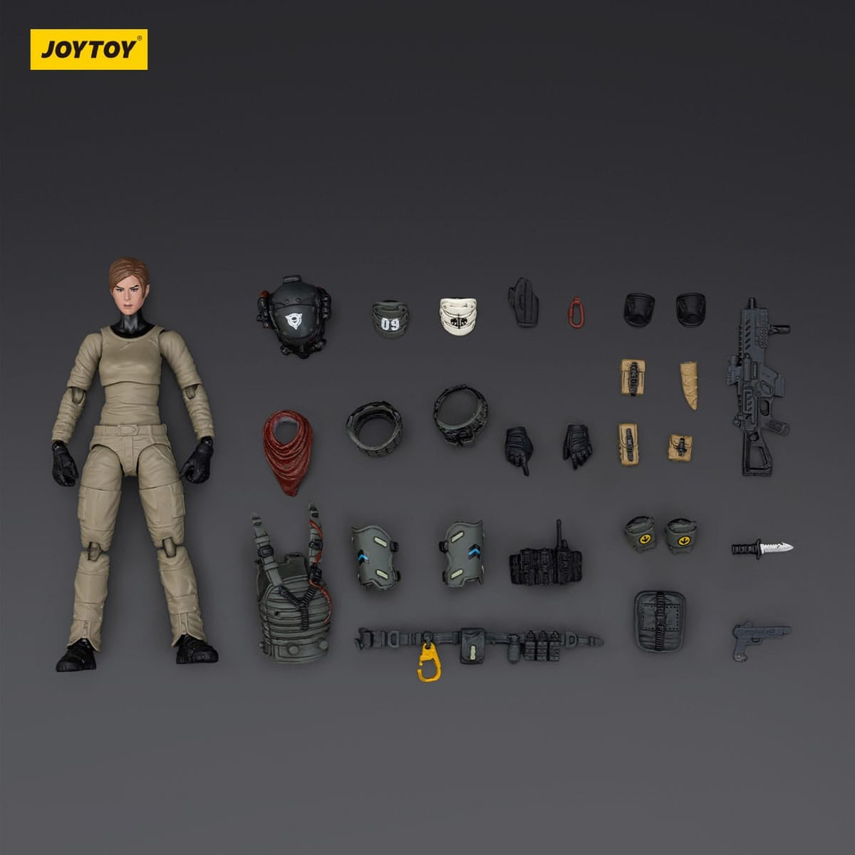 Produktbild APOC Series Dark Source actionfigur Stellar Scar Assault Team Gravelgold 11 cm
