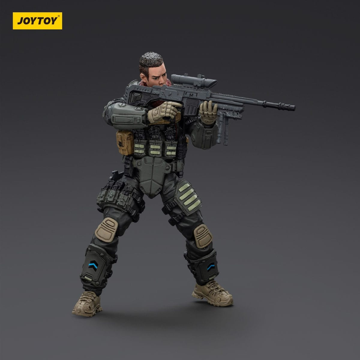 Produktbild APOC Series Dark Source actionfigur Stellar Scar Assault Team Darksilicon 11 cm